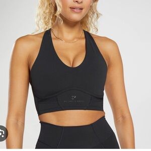 Whitney Simmons x Gymshark longline bra -black